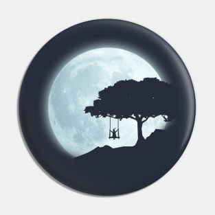 Swinging to the Moon Pin