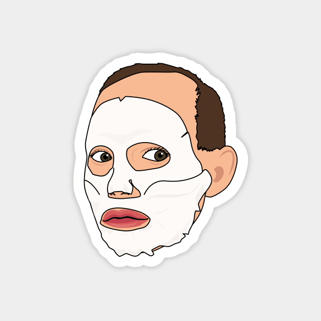 Alyssa | Facemask Magnet by Jakmalone