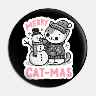Merry Cat-Mas Pin