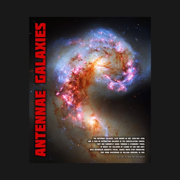 Antennae Galaxies #2 by headrubble