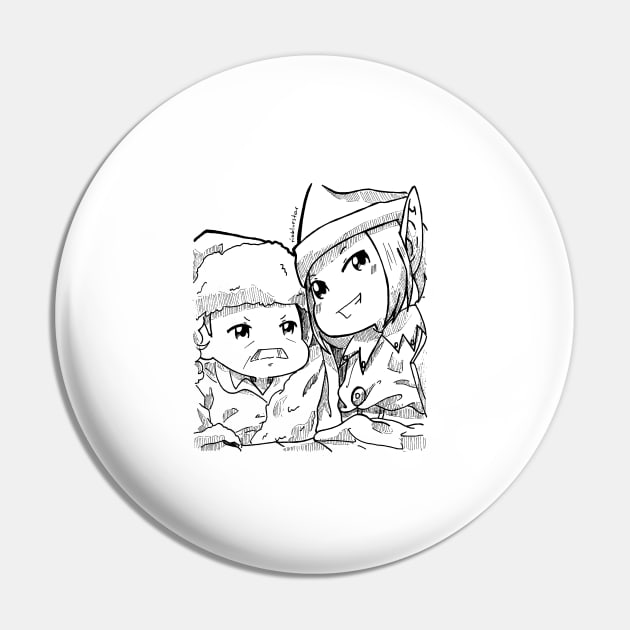 Santa Nedley + Elf Nicole Pin by riozaki21