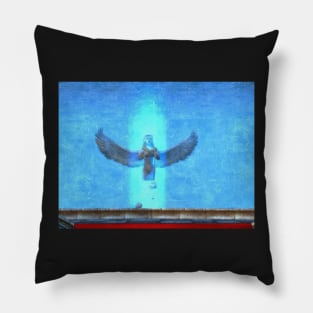 Angel statue Pillow