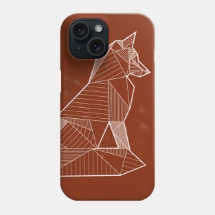 Geometric Nature - Fox Phone Case