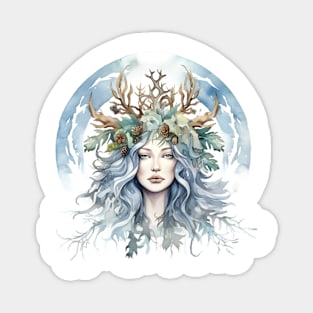 Winter Solstice - Snow Queen Magnet