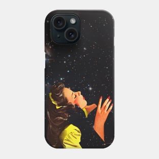 First Kiss collage art Phone Case