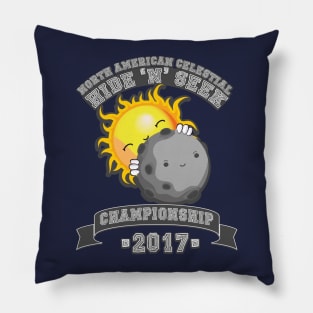 Summer Eclipse 2017 Pillow