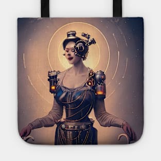 Steampunk lady Tote