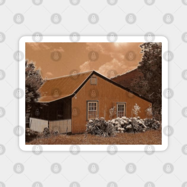 Old Cottage, Pilgrim's Rest, South Africa Magnet by vadim19