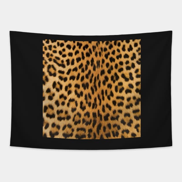 Leopard Print Pattern Tapestry by TEEPHILIC