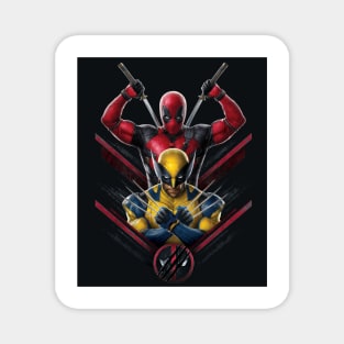 deadpool and wolverine | movie | 2024 Magnet