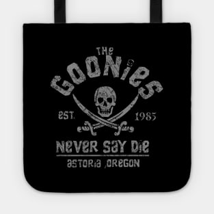 The Goonies - Never Say Die - distressed Tote