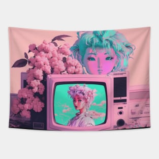 Vaporwave Tapestry