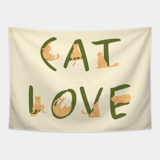Cat love Tapestry