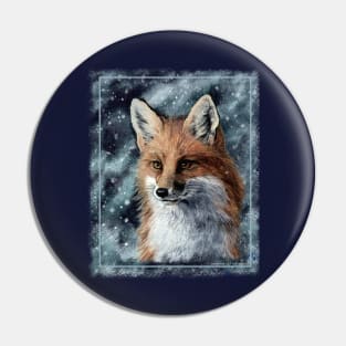 Winter Fox Pin