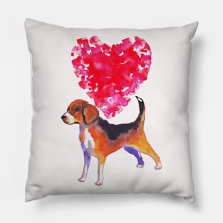 I love beagle Pillow