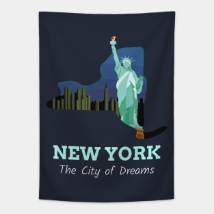 New York the city of dreams Tapestry