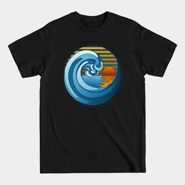 Disover Circle Landscape - Abstract - T-Shirt