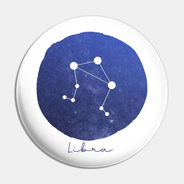 Libra Starry Sky Pin by sophiesconcepts