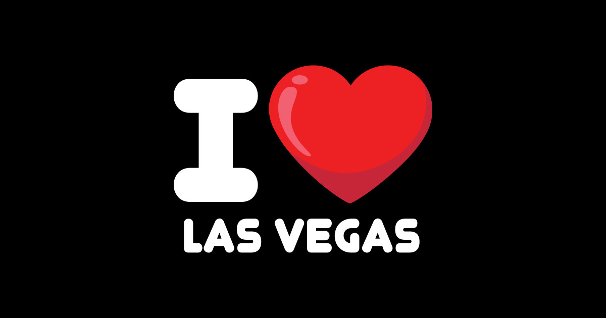 i love las vegas Las Vegas Sticker TeePublic