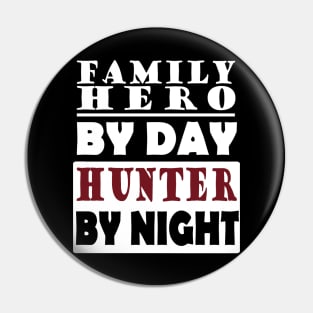 Hunter hunting dog shotgun family man dad Pin