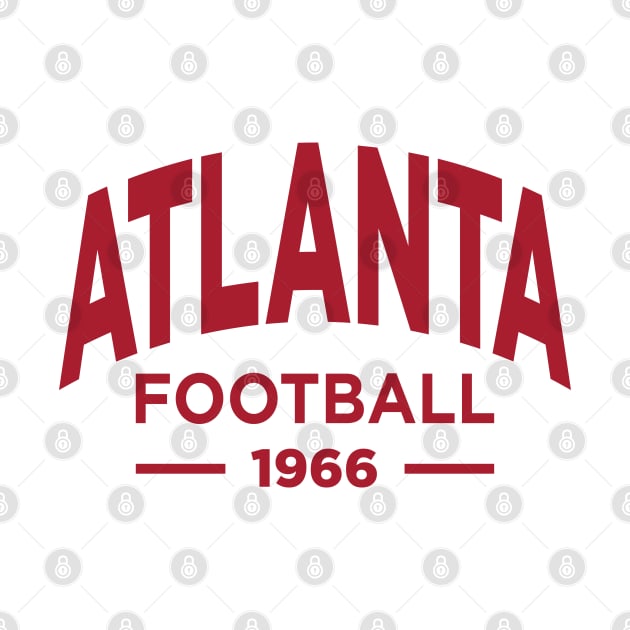 Atlanta Falcons Football by Fourteen21 Designs