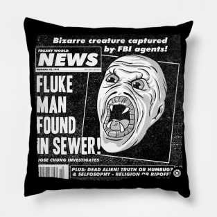 Freaky World News Pillow