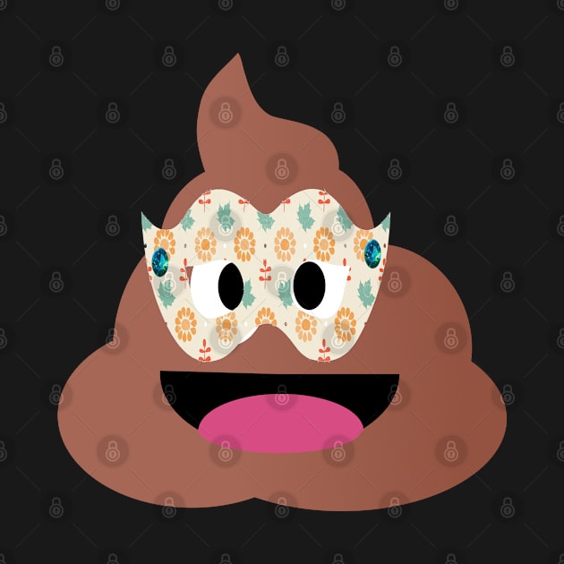 Emoji Poop Turd Mask by Dedication