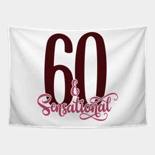 Birthday Design 60 And Sensational Tapestry