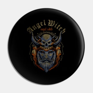 ROCK METALHEAD ANGEL WITCHCRAFT Pin