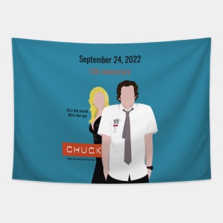 Chuck pilot 15th Anniversary Tapestry