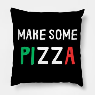make some pizza italian flag Pillow