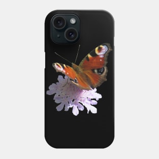 trendy with a beautiful flower, butterfly, peacock Phone Case