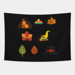 Thanksgiving 8 pk Stickers Collection Tapestry