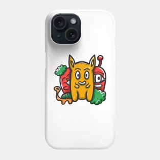 Monster Character Doodle Art Phone Case