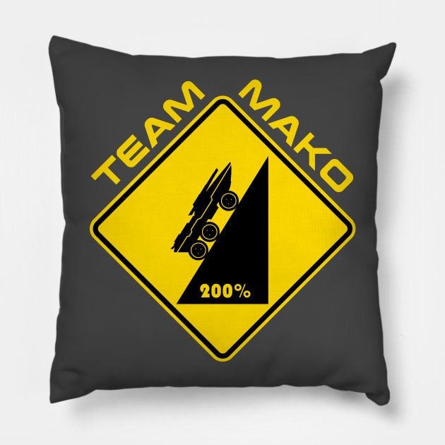Mass effect Team Mako Pillow by AlarisV