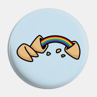 Rainbow Fortune Cookie Surprise Pin