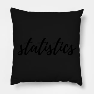 Statistics Binder Label Pillow