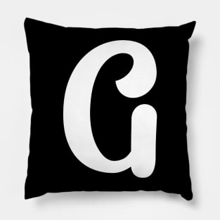 Letter G Pillow