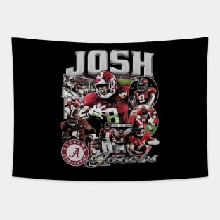 Josh Jacobs College Vintage Bootleg Tapestry