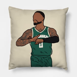 Damian Lillard Milwaukee Celebration Pillow