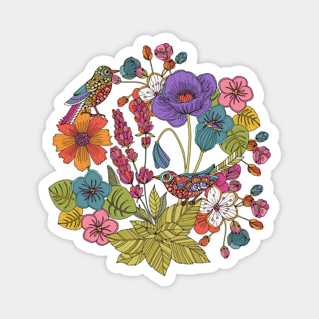 Spring Garden Magnet by Valentina Harper