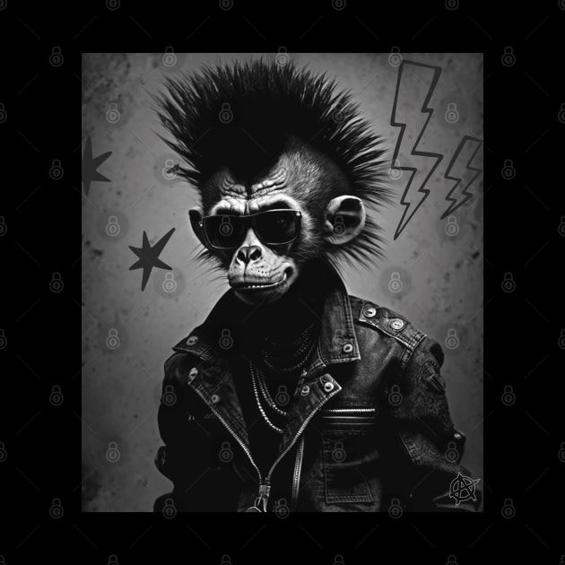 Punk monkey by Stitch & Stride