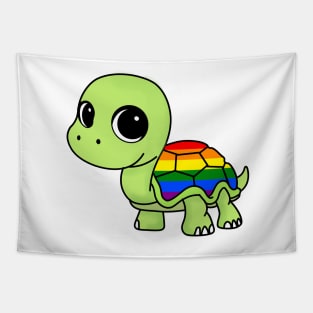 Rainbow Turtle Tapestry