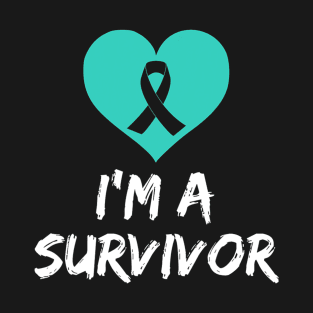 Im A Survivor Ovarian Cancer Awareness T-Shirt