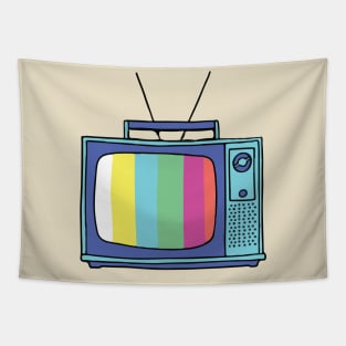 80s Retro Tv Tapestry