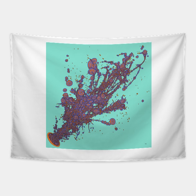 Complex Splatter Tapestry by bensmall