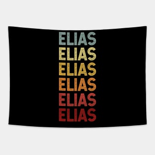 Elias Name Vintage Retro Gift Named Elias Tapestry