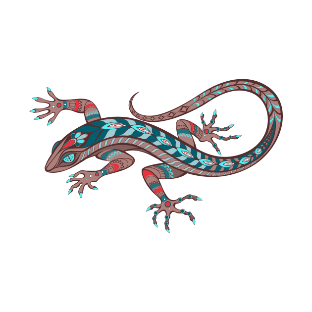 Patterned Lizard by Blackmoon9