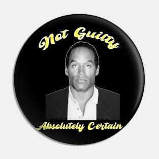 oj simpson Pin