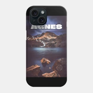 Lake Agnes Poster Phone Case